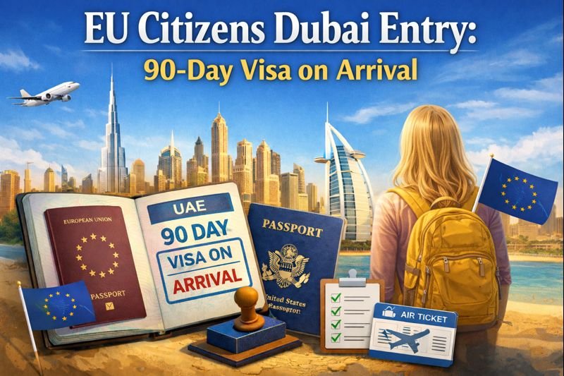 EU Citizens Dubai Entry: 90-Day Visa on Arrival Guide