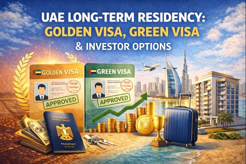 UAE Long-Term Residency: Golden Visa, Green Visa & Investor Options (2026 Complete Guide)