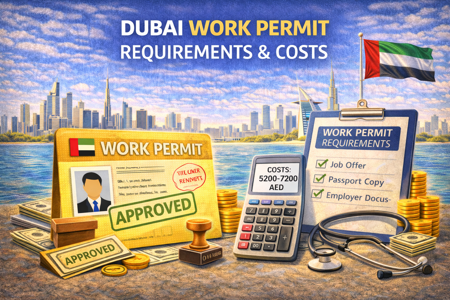 Dubai Work Permit Requirements & Costs