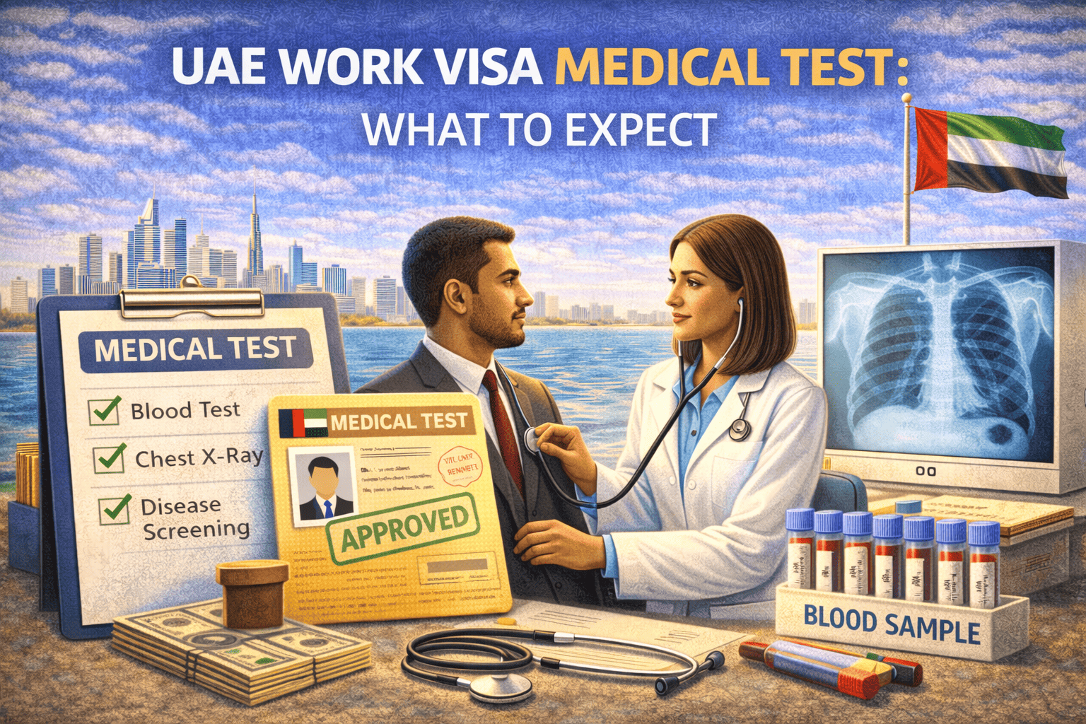 UAE Work Visa Medical Test: What to Expect