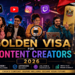 UAE golden visa content creator eligibility guide 2026