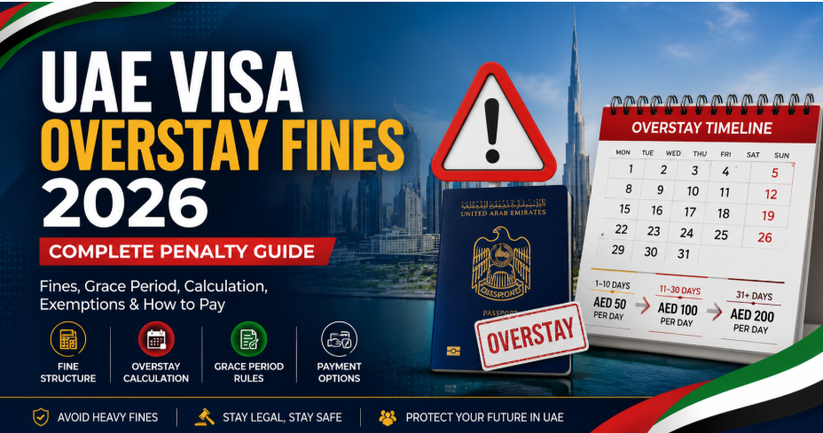 UAE Visa Overstay Fines UAE (2026 Guide)