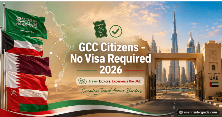 GCC citizens entering UAE without visa